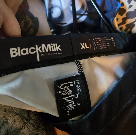 Blackmilk Corpse Bride Victor And Emily Leggings XL - Picture 4 of 7